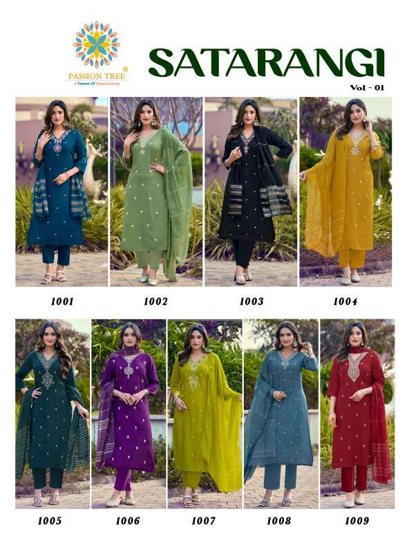 Passion tree satarangi vol-1 Kurti distributors in Ahmedabad